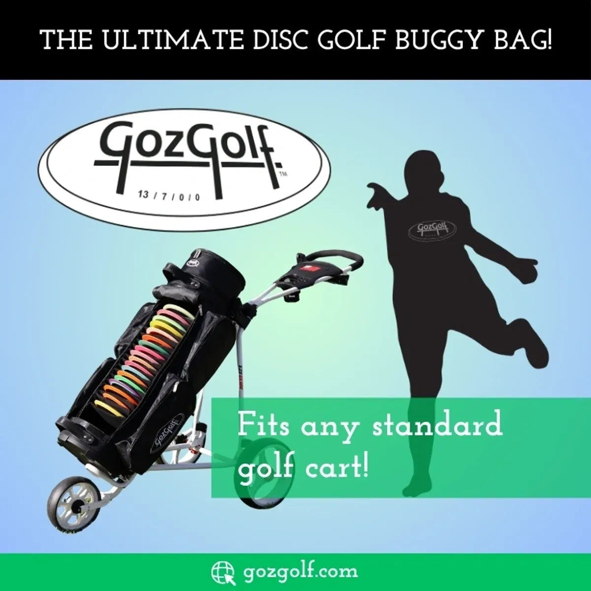 GozGolf Disc Golf Bag