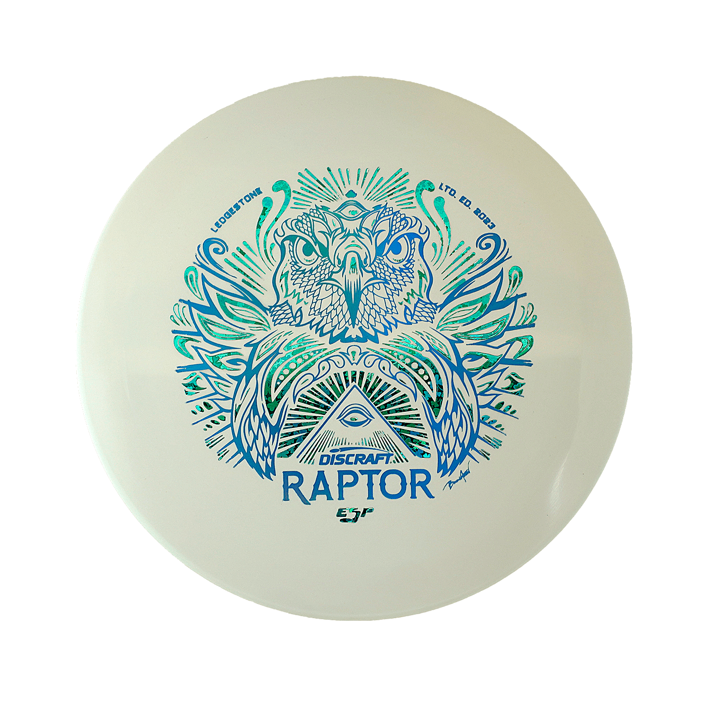 Discraft Raptor ESP White Two Foil LE