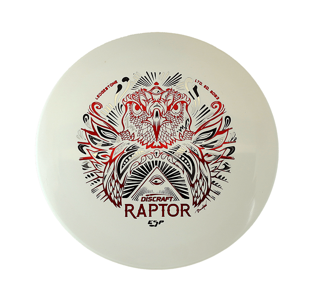 Discraft Raptor ESP White Two Foil LE – bespokediscgolf
