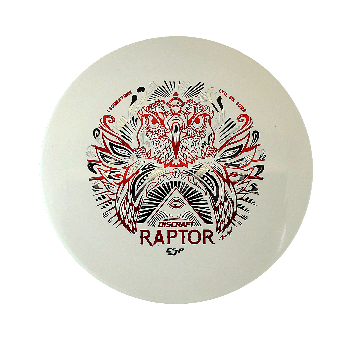 Discraft Raptor ESP White Two Foil LE